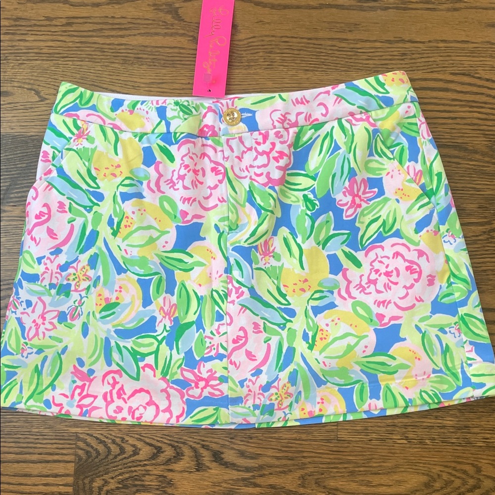 NWT Lilly Pulitzer Colette Skort Sz 4 in Multi Grove Garden